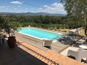 piscine gîte les Pousterles à Brignac (Hérault)
